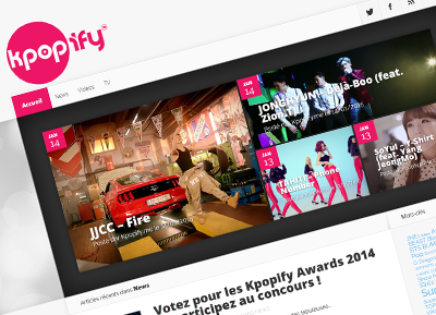 Kpopify.me, gestion des projets et des médias par Breizhzion